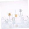 Ipetboom 10pcs Mini Bulb Shaped Refillable Lip Gloss Tubes Creative