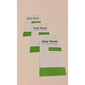 EasyTouch Glucose Monitoring System LOGBOOK - 3 Pack !!!