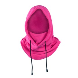 Super Z Outlet Balaclava Heavyweight Fleece Cold Weather Face Neck Mask (Pink)