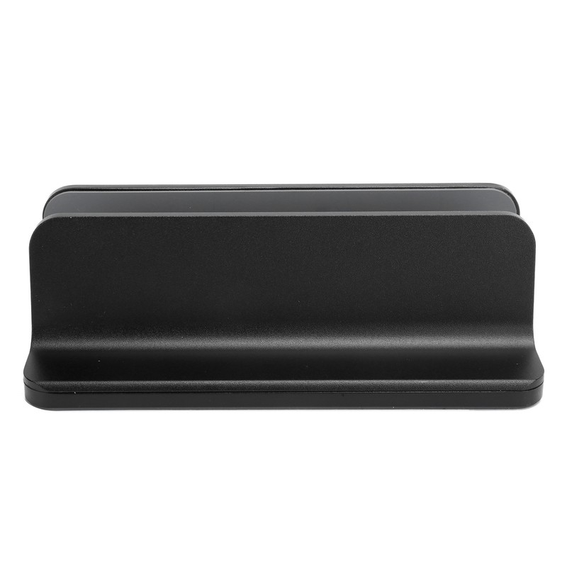 Aluminum Alloy Laptop Stand Vertical Adjustable Notebook Computer Storage HolderBlack