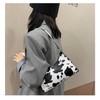 Women's Cow Print Tote Shoulder Bag Leather Bag (Style1, One
