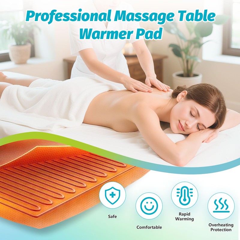 Massage Table Warmer Heating Pad Professional SPA Massage Bed Warmer