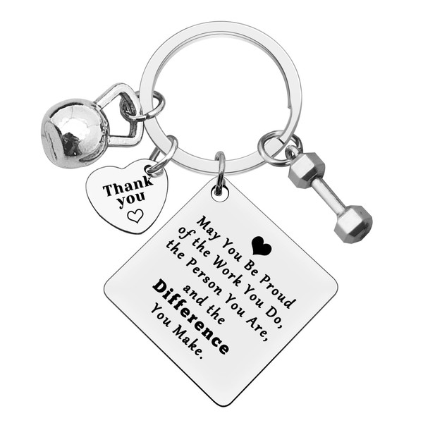 Xiahuyu Xiahuyu Fitness Trainer Appreciation Keychain - Thank You Gift