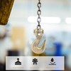 V-chen 10Pcs 3/8" Chain Hook Clevis Grab Hook, Forged Grade