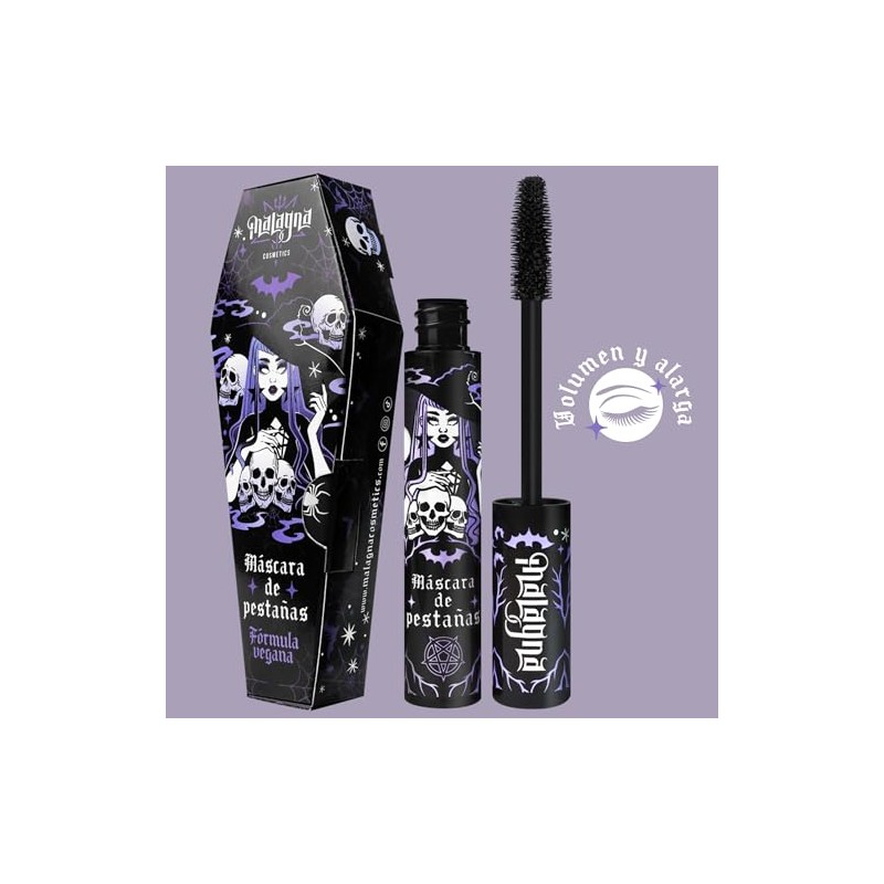 Máscara de Pestañas Vegana | Waterproof, Fórmula Alargadora, Libre de