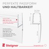 Steigner shower gasket, glass thickness 3.5/4/5 mm, straight, PVC (polyvinyl