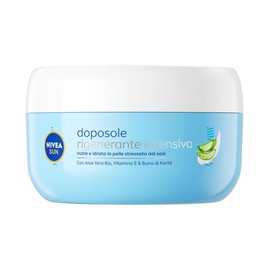 NIVEA SUN Intensive Regenerating After Sun Cream 300 ml, Body Cream After Sun with Organic Aloe Vera, Hyaluronic Acid and Vitamin E, Moisturising and Refreshing Body Cream