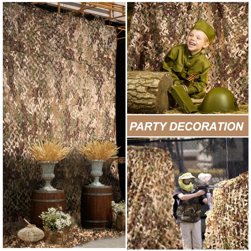 FullLit camo Netting Camouflage Netting Brown Camo-2 * 3