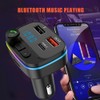 Bluetooth FM Transmitter Auto,Wireless Bluetooth Adapter Auto FM Radio Freisprecheinrichtung