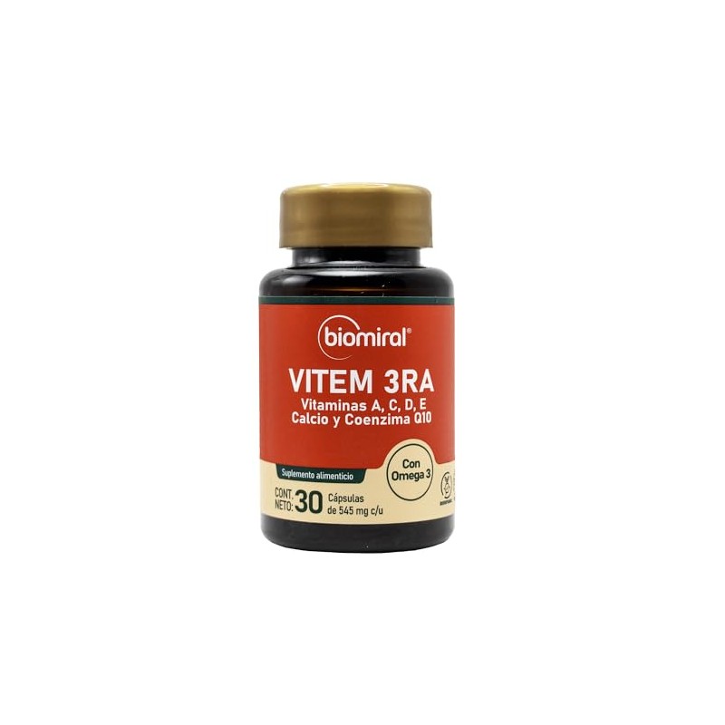 Biomiral VITEM 3RA - Suplementos Alimenticios - Multivitamínico Omega 3,