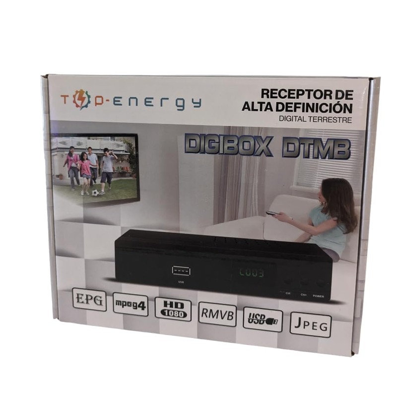 Cajita decodificadora para la Television Digital de Cuba TOP-ENERGY