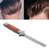 Switchblade Oil Hair Comb Stainless Steel Portable Automatic Spring Folding
