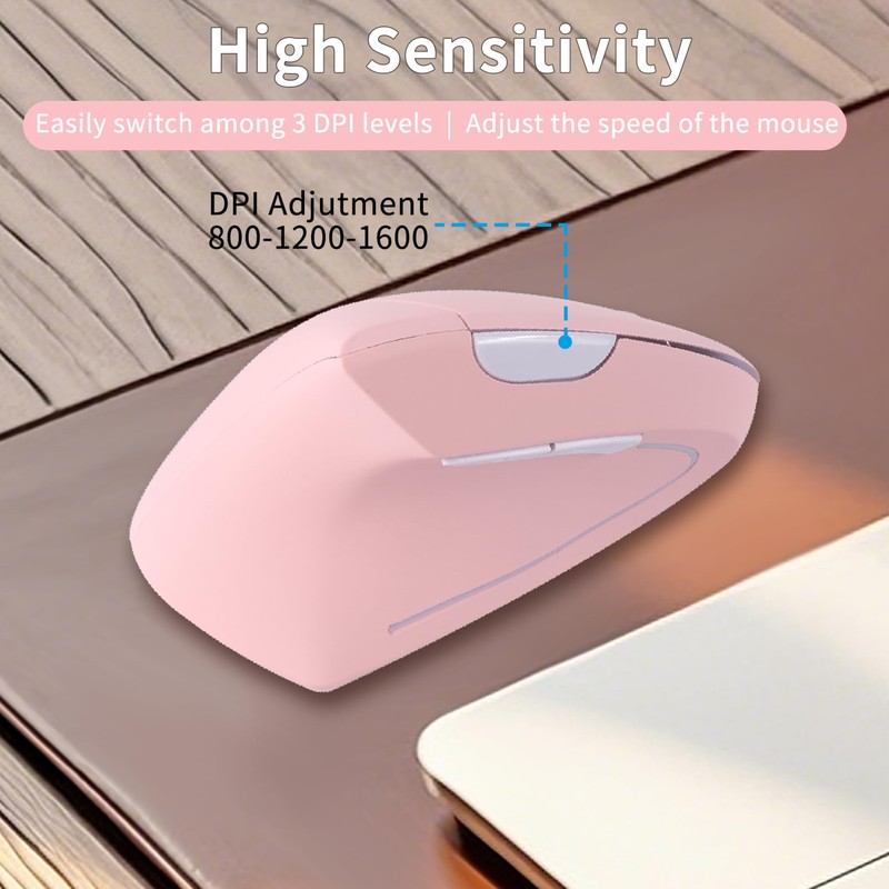 Left Handed Mouse, Wireless 2.4 GHz USB Lefty Left Hand