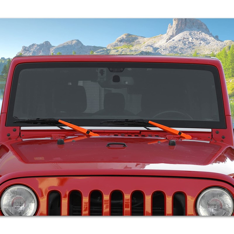 SQQP Front Window Windshield Wiper Arm & Blade Decoration Cover