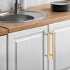 JOY DECOR 3 Pack Cabinet Handles, Gold Cabinet Pulls, 7-1/2