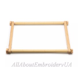 Unbranded Embroidery Tapestry Wooden Scroll Frame made of Organic Beech Crossstitch Frame - 30х40 cm (11.8"x15.7")