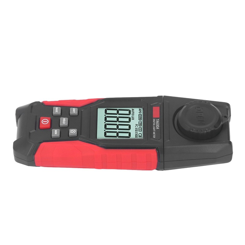 Digital Illuminometer High Accuracy 200000 LX Range 0.1LX Resolution Luxmeter