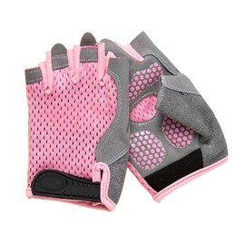 Cycling Gloves, Children, Summer, Bicycle Gloves, Finger Cut Gloves, 7 to 12 Years, 3D, Shock Absorbing, Abrasion Resistant, Breathable, Anti-Slip, Injury Prevention, Sunscreen, Outdoors, Bicycles, Bikes, Cycling, Boys, Girls, 3 Colors