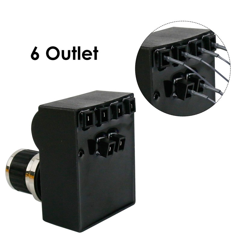 Uniflasy 6 Outlets Tact Push Button Grill Ignitor Universal for