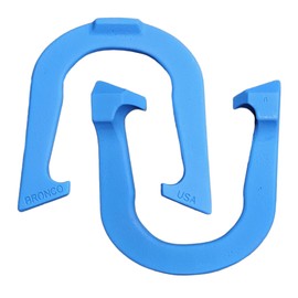 Bronco Professional Pitching Horseshoes- USA Made (Blue- Single Pair (2 Shoes))
