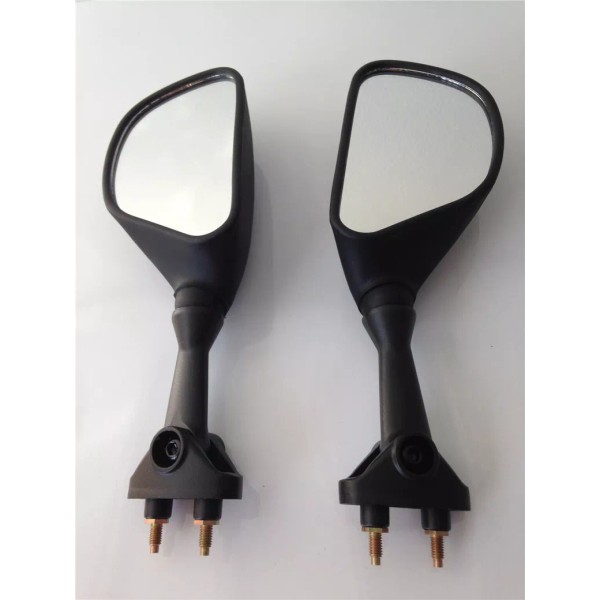 HTTMT Black Racing Mirrors For 2003-2004 Kawasaki ZX-6RR ZX-6R 636
