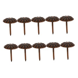 Operitacx 100pcs Iron Chrysanthemum Nails Upholstery Tack Strips Vintage Furniture Tacks Diy Decor Boho Sofa Pins