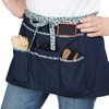 The cordeline Short Garden Apron Denim Blue Liberty 64 x 0.5 x