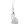 Art Attack Stainless Steel Cat Chain Necklace
