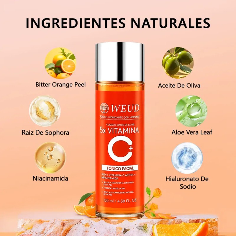 Weud Sérum Minimizar Poros Hidratación Con Vitamina C 130ml