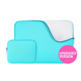 RAINYEAR 13 Inch Laptop Sleeve Carrying Case for MacBook 2023 2022 2021 MacBook Pro 14" M3 A2918 A2992, 13.6" M2 A2681 A2338 A2779, 13.3 Air Pro M1 A2337 A2159 A2179 A2289(Blue,Upgraded Version)