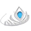 Kuzhi Princess Queen Elsa Coronation Crown (Silver)