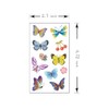 SIX VANKA (Pack of 10 Sheets) Butterfly Waterproof Temporary Tattoo