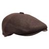 Men's Premium 100% Melton Wool 5 Panels Ivy Hat with