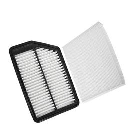 Partuto Engine Air Filter + Cabin Air Filter for Kia Forte Air Filter Combo Set for Engine Protection and Increase Performance 28113-3X000, 97133-2H000, C2H79-AP Replacement
