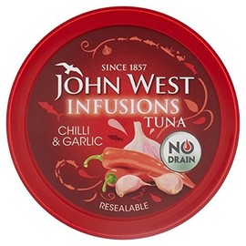 John West Tuna Infusions Chilli & Garlic 80g - Pack of 2