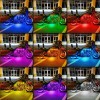 Nilight 12PCS Motorcycle RGB LED Light Strip Kit Under Glow