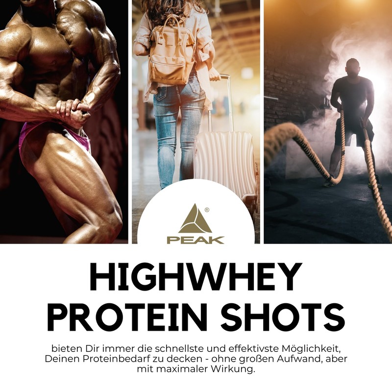 PEAK HIGHWHEY Protein Shot - Display - 12 x 100