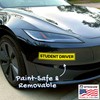 Stickios Non-Magnetic Student Driver Stickers - Removable Vinyl Decals for