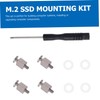Tofficu 1 Set SSD Screw Kit for Motherboard Durable Stainless