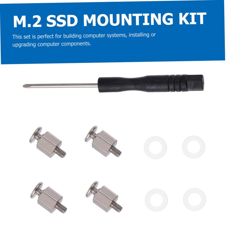 Tofficu 1 Set SSD Screw Kit for Motherboard Durable Stainless