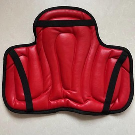 YUZHANGHE Christmas Saddle Tush Cushion Western Long Saddle Pad Horse Riding Seat Saddle Cushion Pad-Red