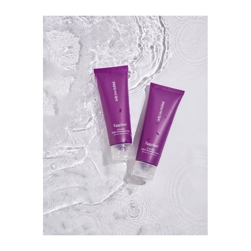 Papa Recipe Eggplant Clearing Mild Cleansing Foam 120ml / 가지