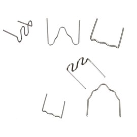 Welding clips, car bumper repair, body repair, stainless steel material.