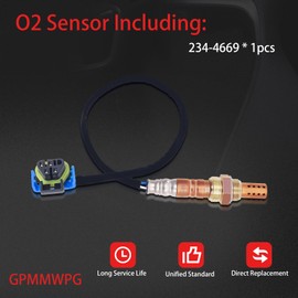 GPMMWPG 1PCS O2 Sensor 234-4669, 02 Sensor Upstream Downstream, Automotive Replacement Oxygen Sensor Compatible with Chevy for Silverado for GMC for Sierra for Yukon