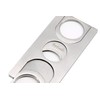 BigSmoke Cigar Cutter Stainless Steel in Credit Card Format, Double