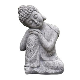 zalati Sleeping Buddha Statues Ornament Sculpture Indoor Outdoor Decoration for Home Garden Patio Deck Porch