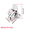 Qrity 2 Pcs Cabinet Lock, Mailbox Lock for Single Doors,