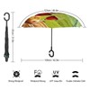 Xmkltbz Manual Large Inverted Rain Umbrella, Manual Open/Close Reverse Car