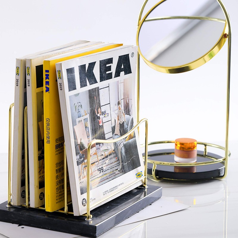 Real Marble File Holder - Marble Desk Accessories - Modern