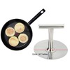 Korean Style Pancake Hotteok Hand Presser All Stainless Steel T-shape